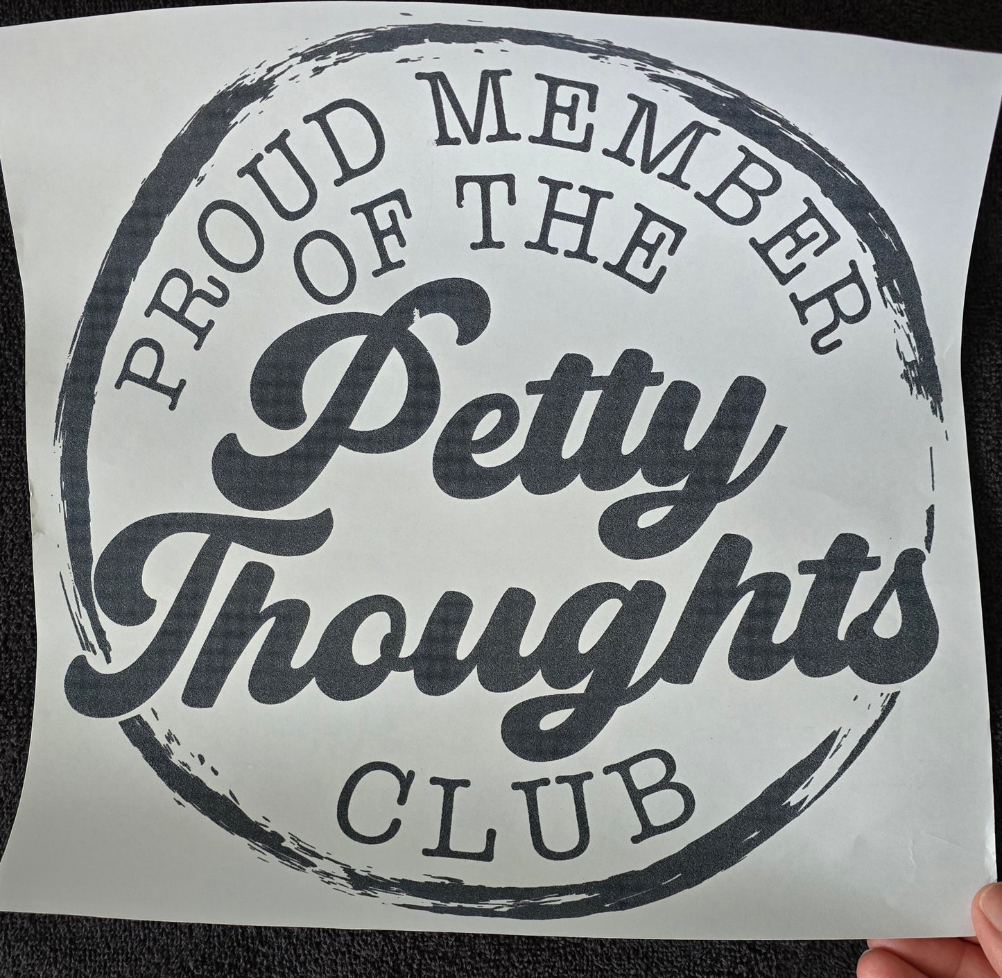 Petty Thoughts
