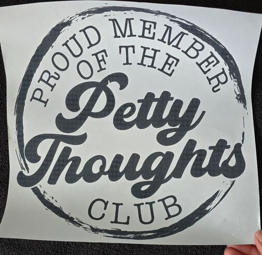 Petty Thoughts
