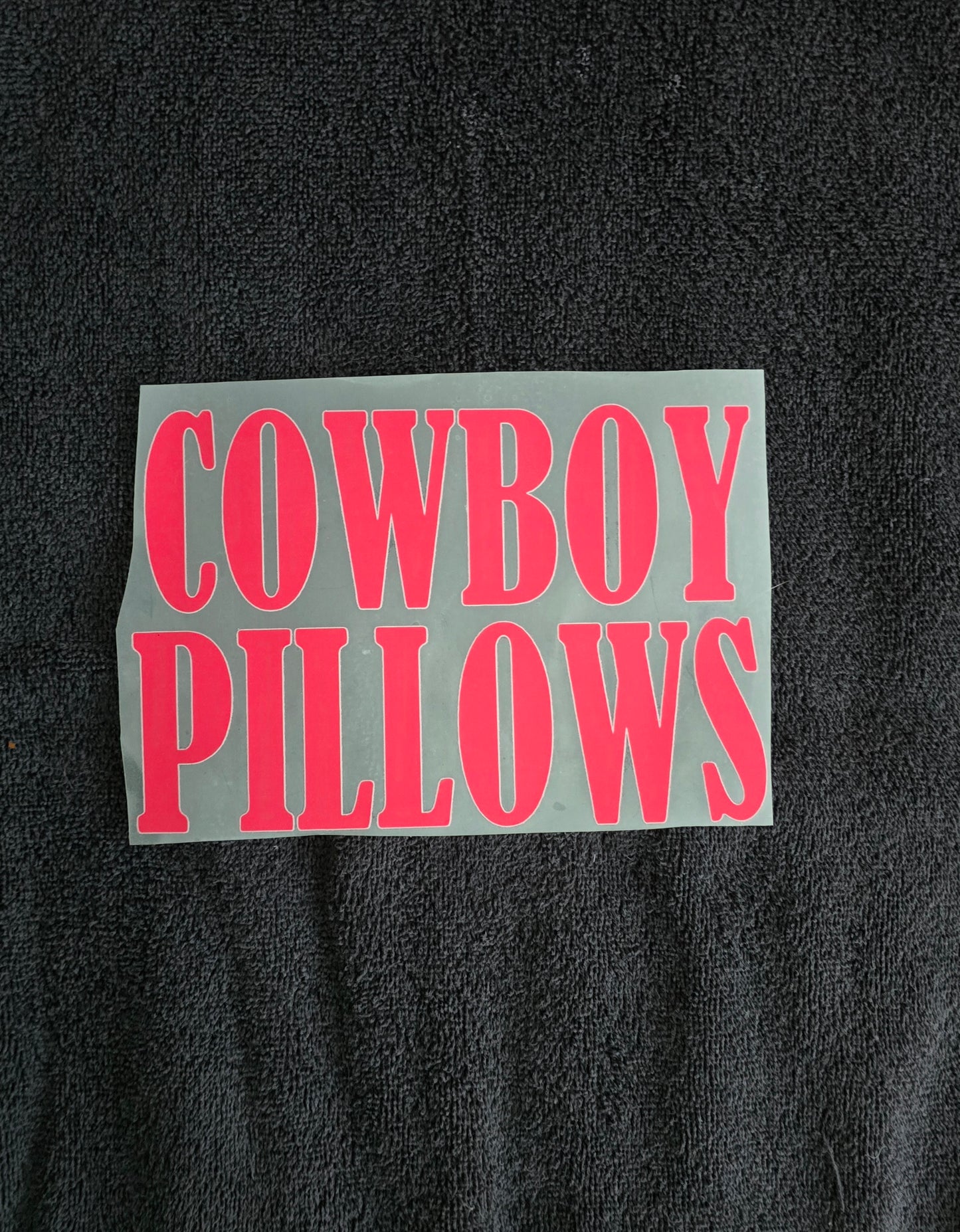 Cowboy Pillows