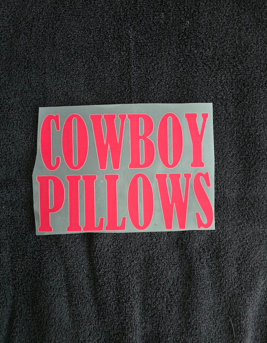 Cowboy Pillows